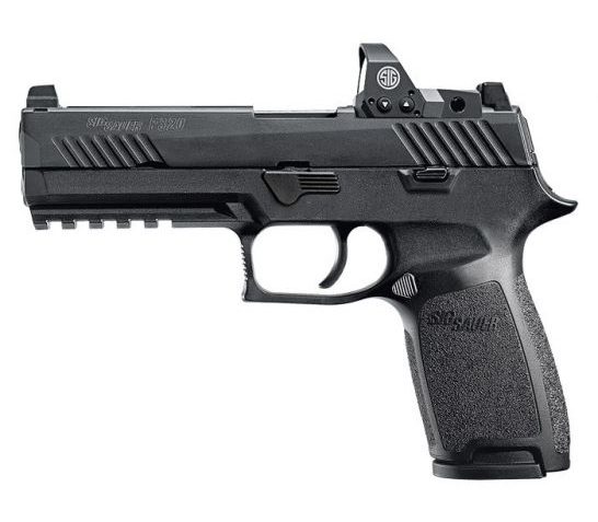 Sig Sauer P320 RX Full-Size 9mm Pistol with Romeo1 Reflex Sight – 320F-9-BSS-RX