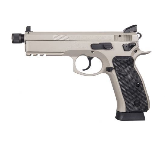 CZ 75 SP01 Tactical 9mm Suppressor-Ready Pistol with Night Sights, Urban Grey – 91253