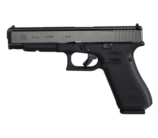 Glock 34 MOS Gen5 9mm Pistol, Black – PA3430103MOS