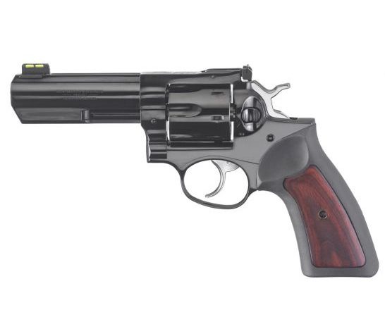 Ruger GP100 357 Magnum Revolver, Cushioned Rubber Grips w/ Hardwood Insert – 1772