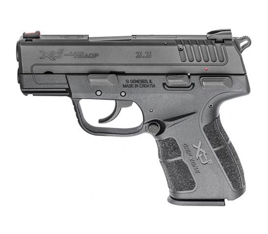 Springfield Armory XD-E 3.3" Single Stack .45 Auto/ACP Pistol, Black – XDE93345BE