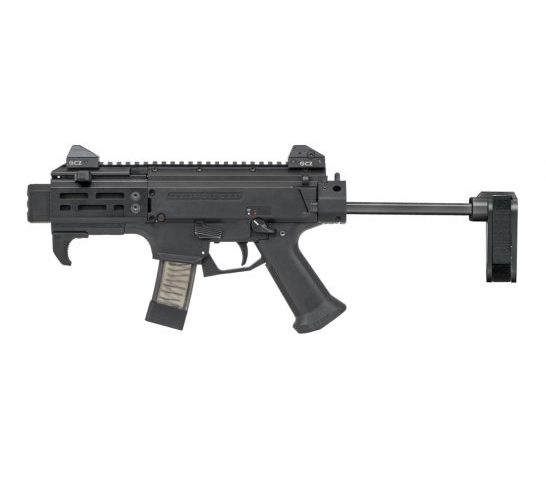 CZ Scorpion EVO 3 S2 Micro 9mm Pistol w/ Brace, Black – 91348