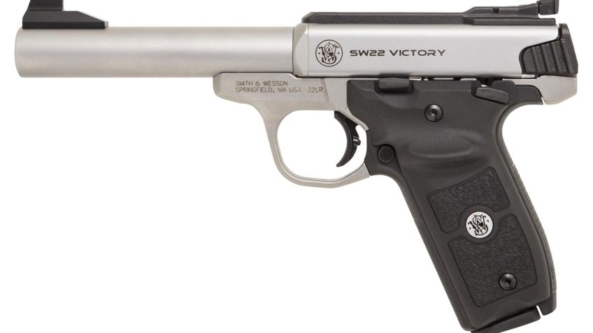 Smith & Wesson SW22 Victory 22 LR, 5.5" Barrel, Target, Stainless, 10rd, Mass Legal