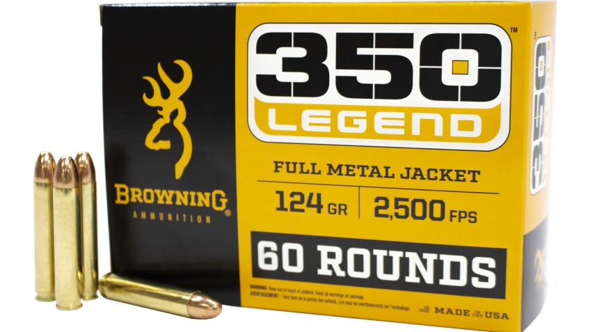 Browning 350 Legend 124gr FMJ Rifle Ammo – 60 Rounds