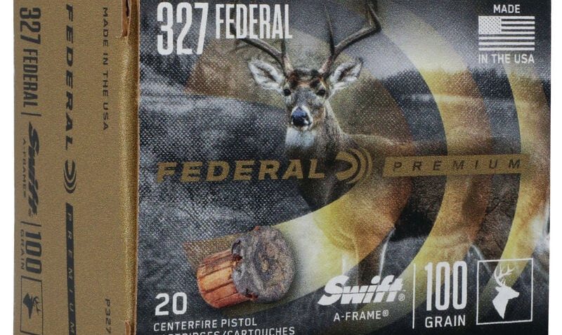 Federal Premium 327 Federal Magnum 100gr Swift A-Frame Handgun Ammo – 20 Rounds