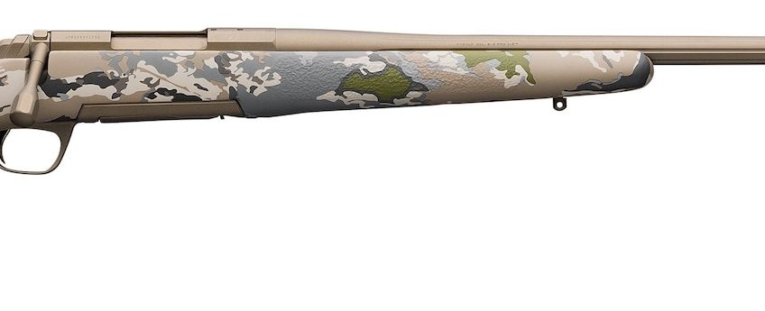 Browning X-Bolt Hell’s Canyon McMillan Long Range OVIX Camo Bolt Action Rifle – 300 Winchester Magnum – 26in