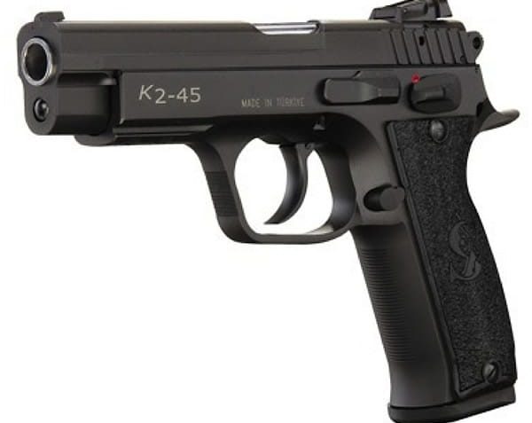 EAA Sarsilmaz SAR K2 45ACP Black, Adjustable Sights, Rail, 14 Rd Mag
