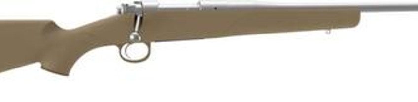 Kimber 84M Hunter Rifle, .243 Win, 22", Flat Dark Earth Polymer Stock, SS