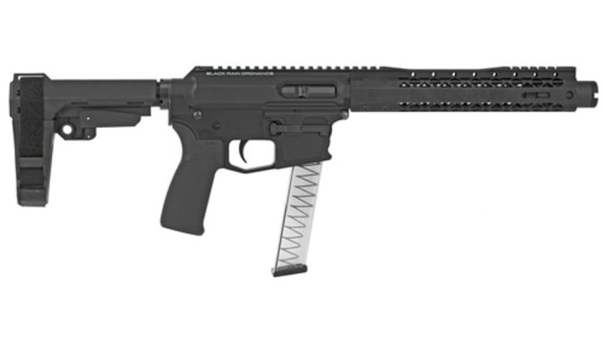 Black Rain ION9, AR-15 Pistol 9MM, 8.75" Barrel SBA3 Stabilizing Brace, M-LOK Rail 30rd Mag
