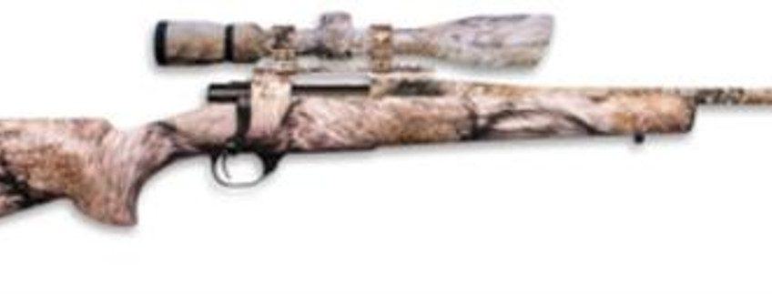 Howa Ranchland Compact Rifle/Scope Package .22-250 Remginton 20" Heavy Barrel Synthetic Stock Full Coverage YOTE Camouflage Finish 5rd With 2.5-10x42mm Nighteater Riflescope
