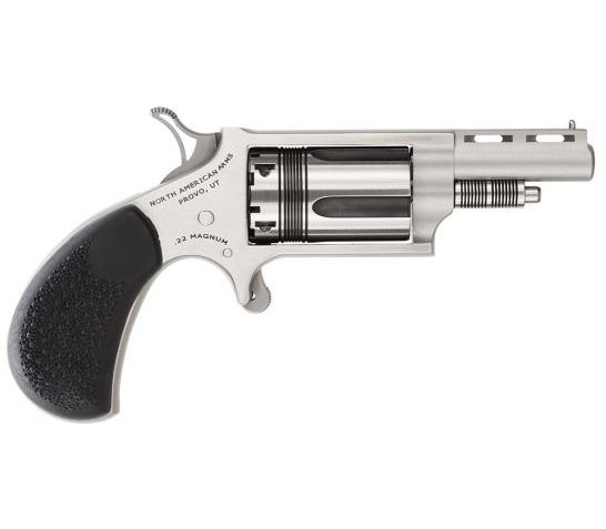 North American Arms 22 LR 5 Round Revolver, Stainless – 22MCTW