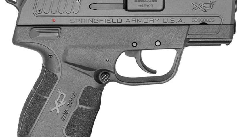 Springfield XD-E 9mm 3.3" Barrel Fiber Optic Sight Ambidextrous Safety 9rd Mag