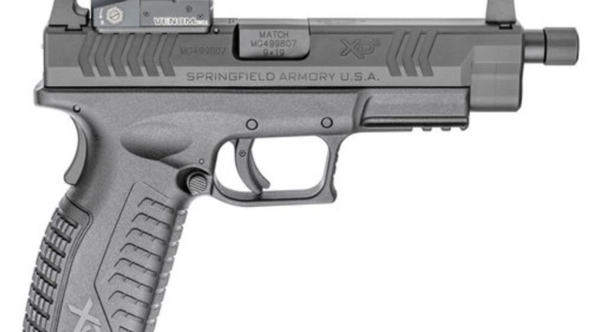 Springfield Armory XD-M OSP with Threaded Barrel With Vortex Venom 9mm Luger 4.5in Black Pistol – 19+1 Rounds