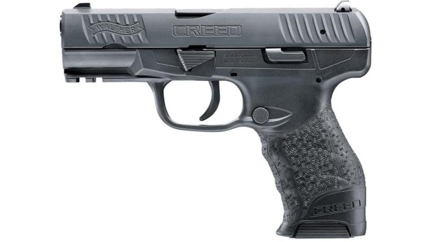 Walther Creed 9mm, 4" Barrel, Black, 2x16rd Mags