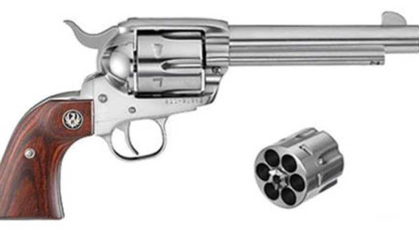 Ruger Vaquero Convertible 45LC/45 ACP 5.5" Barrel 6 Rounds 2 Cylinders