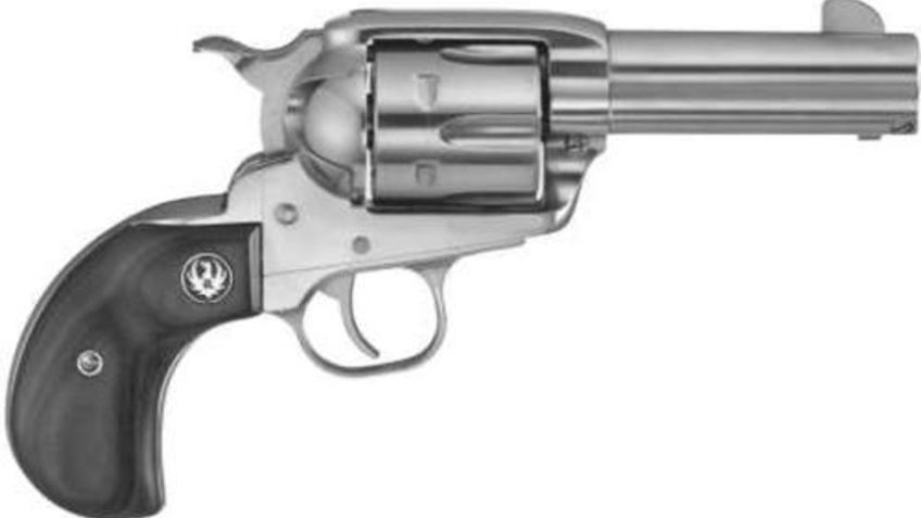 Ruger Vaquero Birds Head Limited Edition, .45 Colt, 3.75", Black Laminate Grips, SS, 6rd