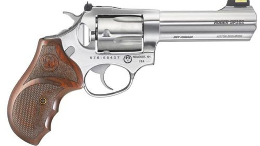 Ruger SP101 Match Champion .357 Magnum/.38 Special 4" SS Barrel Fiber Optic Front Sight 5 Round