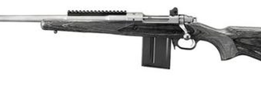 Ruger Gunsite Scout Rifle, 308, Left Hand, Matte SS, 10 Round Mag 18"