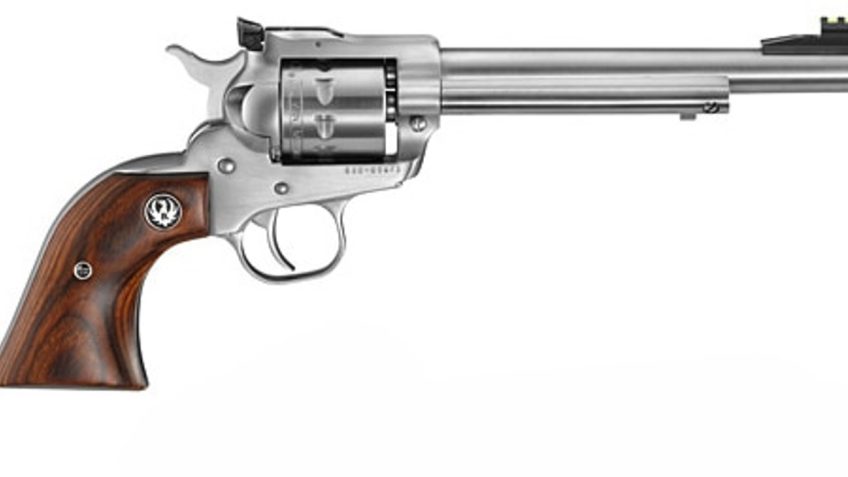 Ruger Single-Nine 22 Magnum Revolver, Satin Stainless Steel, 9 shot, 6.5" Barrel