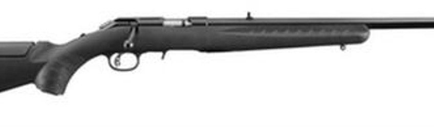 Ruger American Rimfire Rifle 22LR, 22" Barrel, Satin Blue, 2 Interchangeable Stock Modules, Black Composite Stock, 10rd
