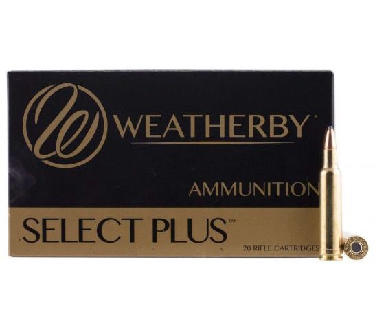 Weatherby Select Plus 378 Weatherby Mag 300 grain Round Nose-Expanding Rifle Ammo, 20/Box – H378300RN