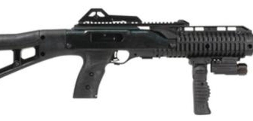 Hi-Point Carbine .40 SW 17" Barrel Skeletonized Stock Forward Folding Grip & Light 10 Rd Mag