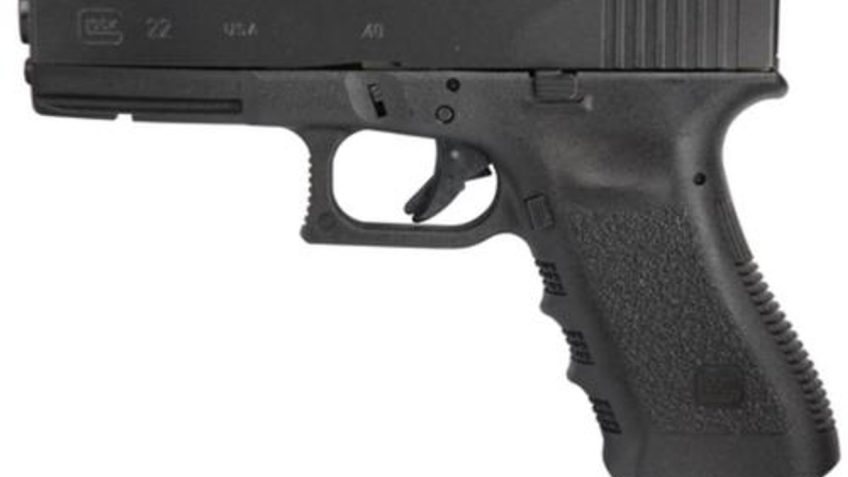 Glock, 22, Safe Action, 40S&W, 4.49" Barrel, Polymer Frame, Matte Finish, Fixed Sights, 15Rd, 2 Magazines, Glock OEM Rail, Right Hand