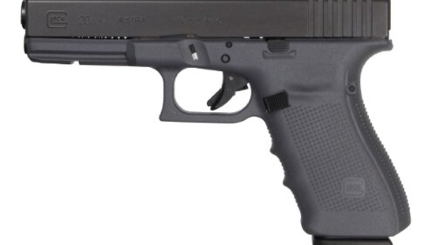 Glock G20 G4 Gray Finish 10mm 4.61" Barrel Fixed Sights 10 Rd Mag