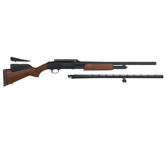 Mossberg 500 Combo Field/Deer 28"/24" 12 Gauge Shotgun 3" Pump, Wood – 54243