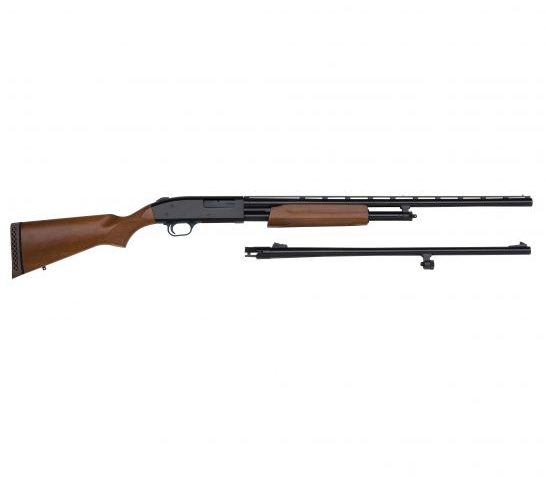 Mossberg 500 Combo Field/Deer 26"/24" 20 Gauge Shotgun 3" Pump, Wood – 54282