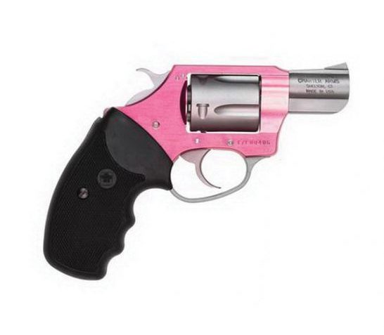 Charter Arms Undercoverette Small .32 H&R Mag Revolver, 2-Tone – Pink and Stainless – 53230