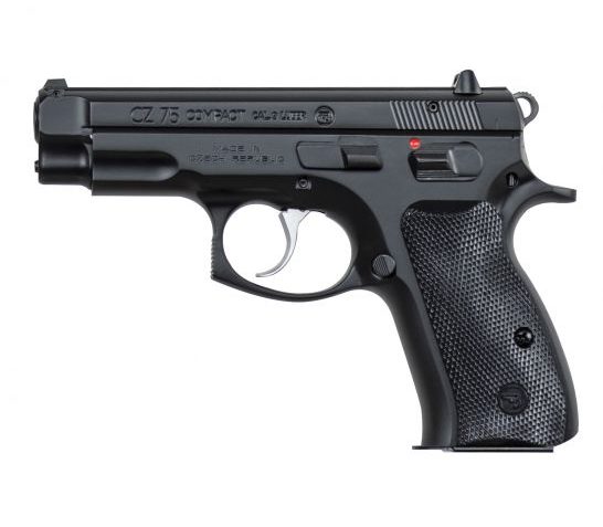 CZ-USA CZ 75 Compact (Low Capacity) 9mm Pistol, Blk – 01190