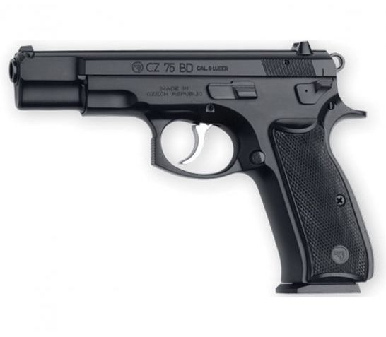 CZ-USA CZ 75 BD (Low Capacity) 9mm Pistol, Blk – 01130
