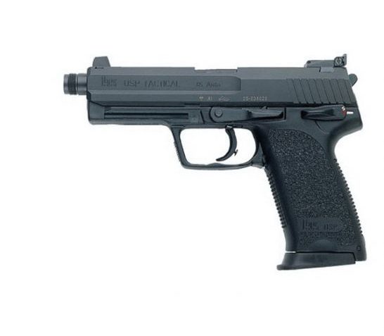 Heckler & Koch USP45 Tactical (V1) .45 ACP Pistol, Blk – 704501TA5