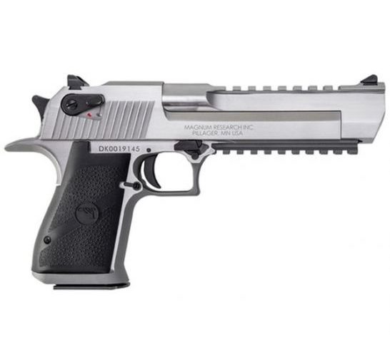 Magnum Research Desert Eagle Mark XIX .50 AE Pistol, Brushed Stainless Steel – DE50SR