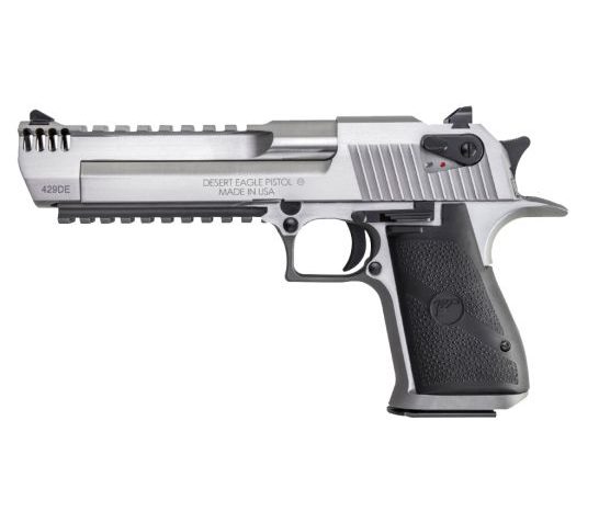 Magnum Research Desert Eagle Mark XIX .50 AE/.429 DE Pistol w/ Integral Muzzle Brake, Stainless – DE50429SMRB