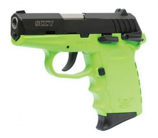 SCCY CPX-1 9mm Pistol, Lime Green – CPX1CBLG