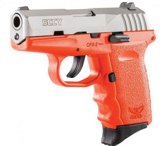 SCCY CPX-2 9mm Pistol, Orange – CPX2TTOR