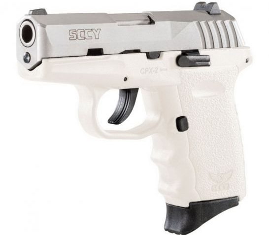 SCCY CPX-2 9mm Pistol, White – CPX2TTWT