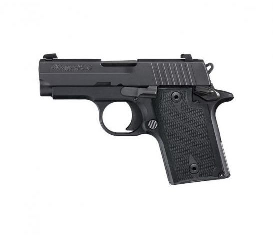 Sig Sauer P938 Nitron Micro-Compact 9mm Pistol, Hardcoat Anodized Black – 9389BAMBI