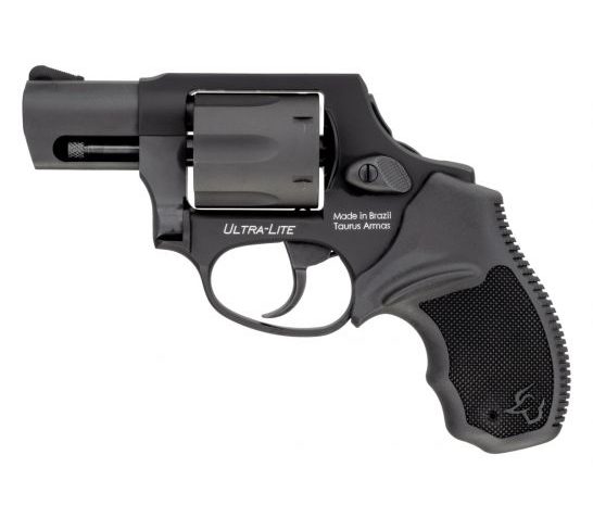 Taurus 856CH Ultra-Lite Small .38 Spl +P Revolver, Anodized Matte Black – 2-856021ULCH