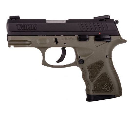 Taurus TH9C Compact 9mm Pistol, OD Green – 1-TH9C031O