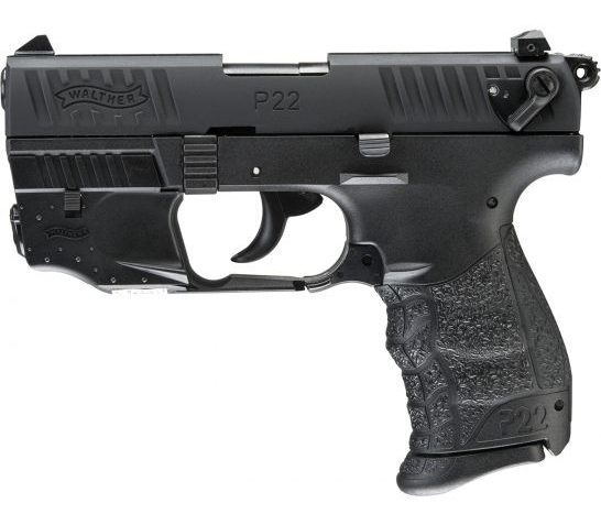 Walther P22 Q .22lr Pistol w/ Laser Set, Blk – 5120729