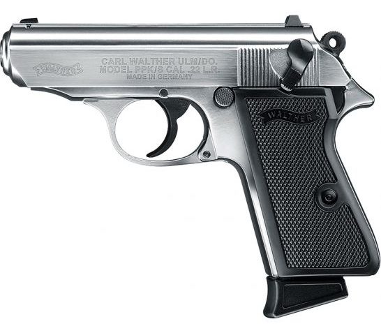 Walther PPK/s .22lr Pistol, Nickel – 5030320