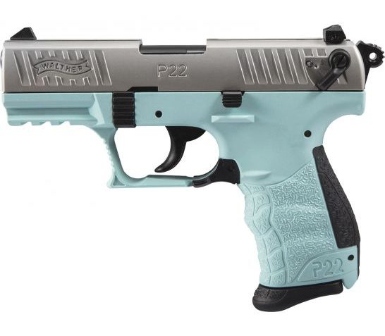 Walther P22 Q .22lr Pistol, Angel Blue – 5120760