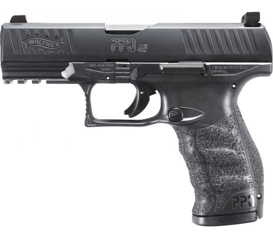Walther PPQ 45 .45 ACP Pistol, Blk – 2807076TNS