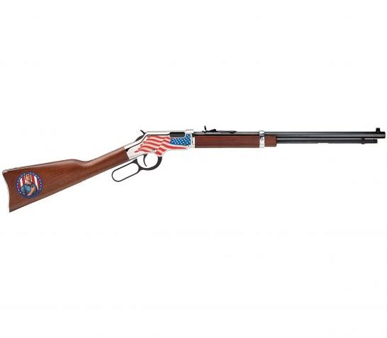 Henry Stand for the Flag Edition .22 S/l/lr Lever Action Rifle, Brown – H004SFF