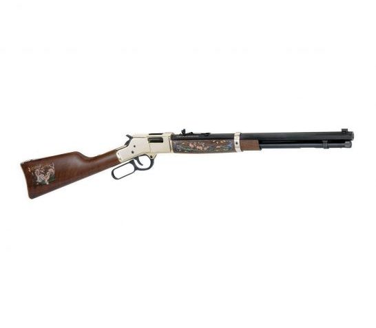 Henry Big Boy Wildlife Edition II .44 Mag/.44 Spl Lever Action Rifle, Brown – H006WL2