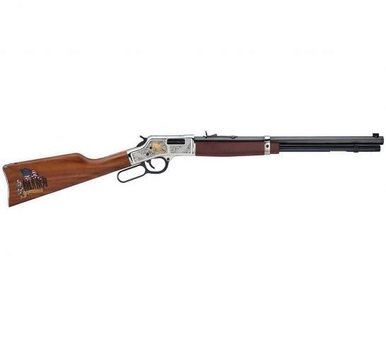 Henry God Bless America Edition Big Boy .44 Mag/.44 Spl Lever Action Rifle, Brown – H006GBA