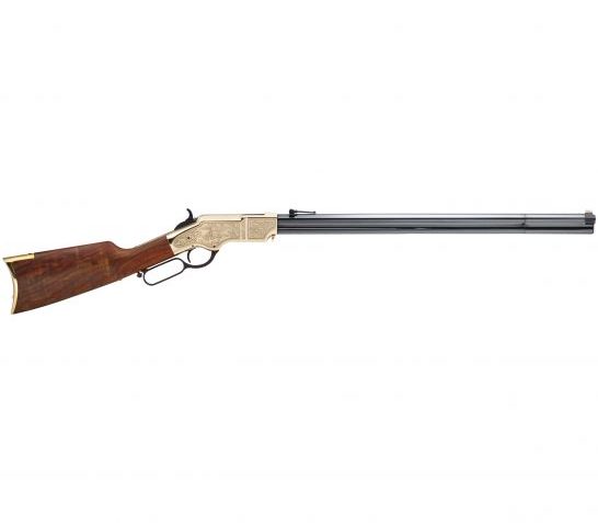 Henry Original Henry Deluxe Engraved 3rd Edition .44-40 Win Toggle Link Lever Action Rifle, Polished Brass – H011D3